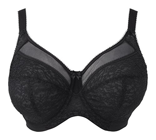 Goddess Women's Plus Size Adelaide Underwire Banded Bra, Black, 40J #TOP2