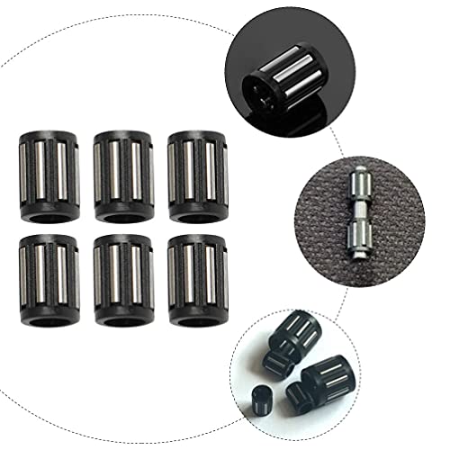 ULTECHNOVO 50Pcs Rolamentos de Rolo Da Agulha E da Gaiola de Plástico Pinos Do Virabrequim Biela Rol