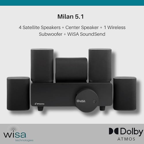 Platin 444-2285 Milan 5.1 Surround Sound Speaker System - Wireless Home Theater System thumb #7