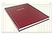 BookFactory Account Book/Ledger Book/Accounting Ledger/Account Notebook (4 Column Columnar Book Format) - 96 Pages, 8" x 10", Burgundy Cover, Smyth Sewn Hardbound (ACT-096-S4CM-A-LMT16)
