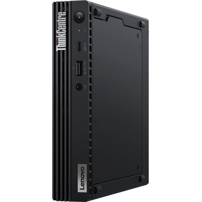 Image of Lenovo ThinkCentre M80q Gen 3 11U1004XUS Desktop Computer - Intel Core i5 12th Gen i5-12500T Hexa-core (6 Core) 2 GHz - 16 GB RAM DDR5 SDRAM - 256 GB M.2 PCI Express NVMe 4.0 x4 SSD - Tiny - Black