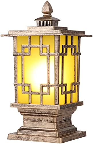 Poteau lumineux extérieur bronze antirouille fini la rouille sur vos lampes