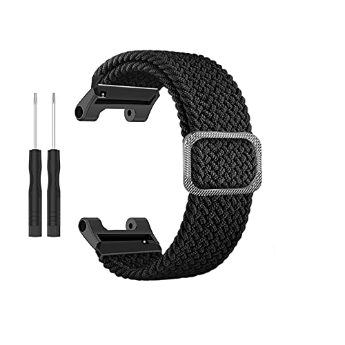 KangPlus Watch Strap Compatible with Amazfit T-Rex/T-Rex pro,Woven Elasticity Replacement Wristband Sport Soft Breathable Fabric Adjustable Band with Remove Tool for Women Men