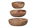 Creative Tops Naturals - Set di 3 ciotole decorative in legno per alimenti