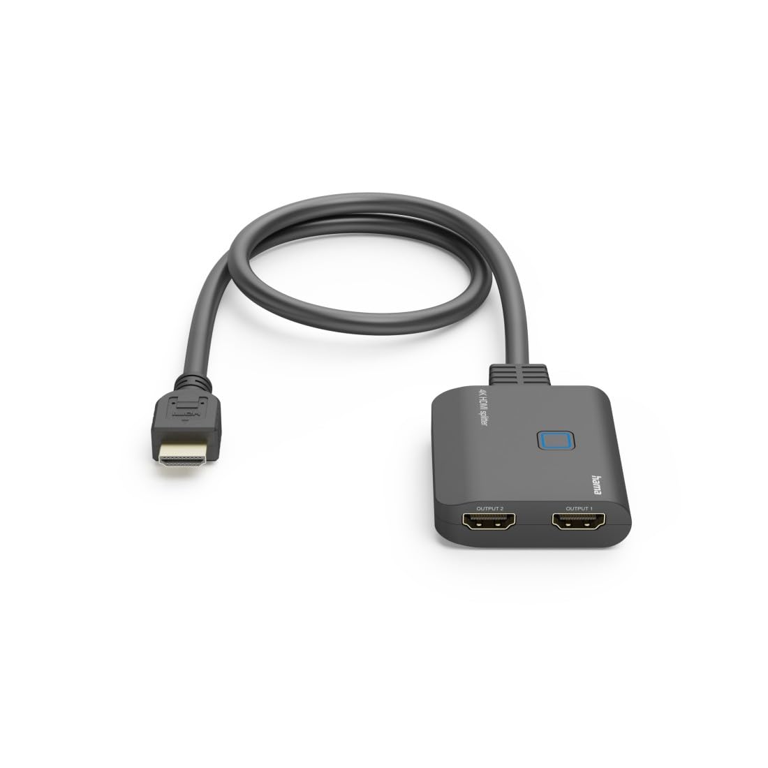 Hama Splitter HDMI™ 4K, 1 In 2 Out, Noir