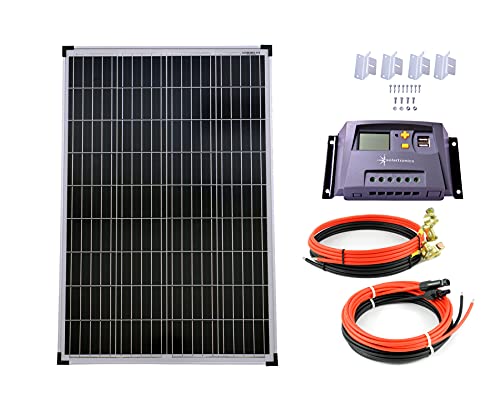 Komplettset 2x130 Watt Poly Solarmodul Laderegler 20A Blau Photovoltaik Inselanlage Set260poly
