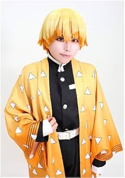 Amazon.co.jp: 鬼滅の刃 我妻善逸 風 ウィッグ キャラウィッグ