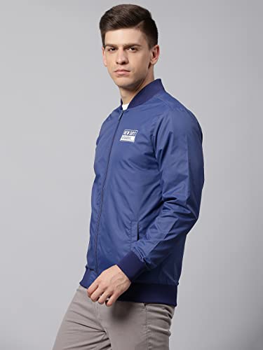 Image of Dennis Lingo Men's Solid Long-Sleeve Polyester Regular Fit Shell Jacket - Waterproof, Lightweight, Casual Winterwear for Men