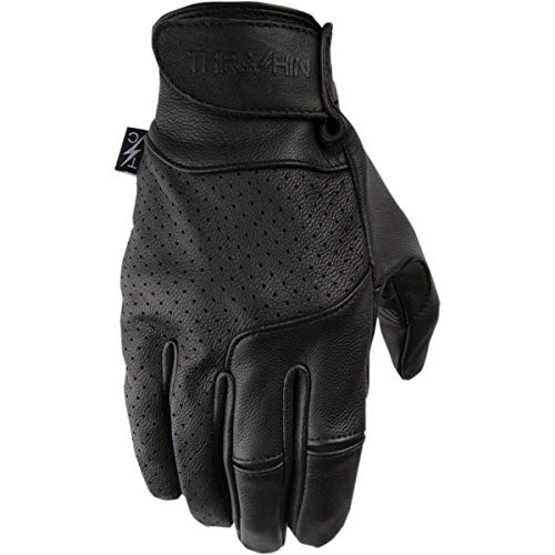 Thrashin Supply Siege Mens Leather Gloves Black MD