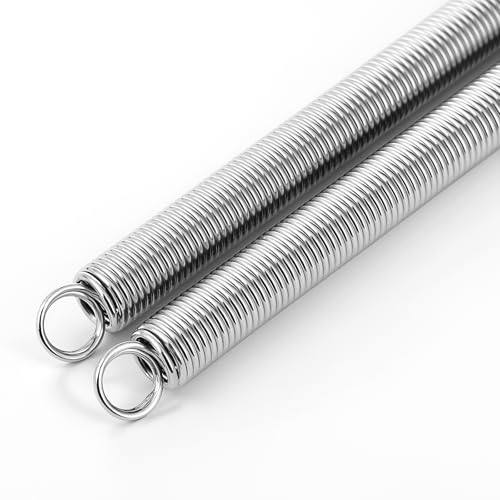 2PCS Screen Door Spring 15 Inch Spring for Screen Doors Universal Screens Door Closer Springs Stainless Steel RvScreen Doors Springs Closure Kit Replacement Hardware for Square/Radius Screens Corners