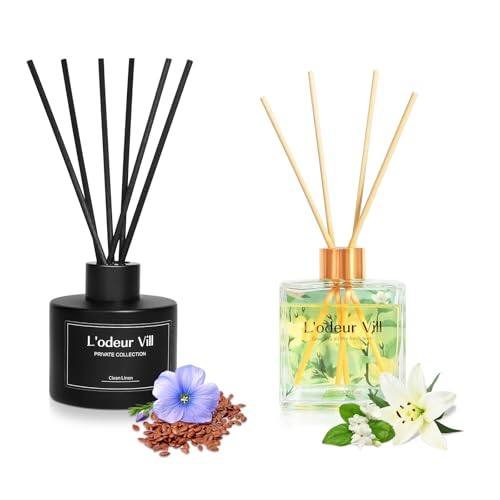 Set Difusores L'odeur Vill 100ml Aroma Clean Linen miniatura 1