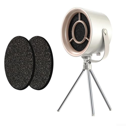ComfyHarbor Campana extractora portátil USB portátil recargable para cocina, barbacoa, olla caliente con filtro extraíble de 3 velocidades (blanco)