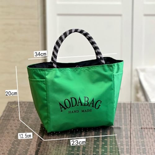 Bolso Tote 23x20x12.5 cm nylon para mujer miniatura 4