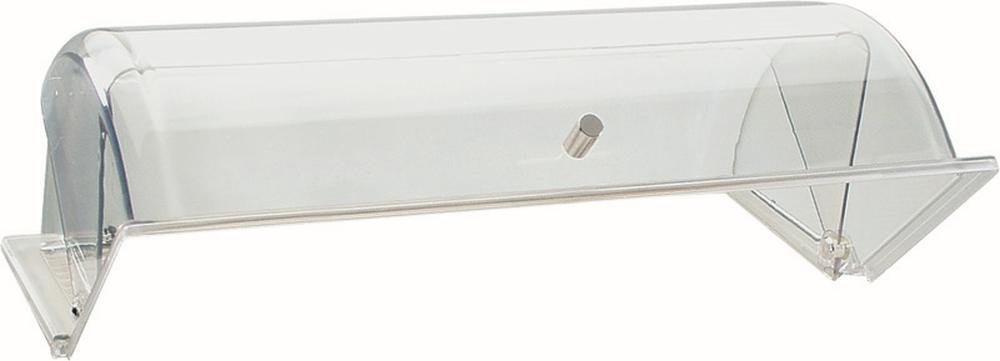 APS 9013 Rolltop-Haube „Focus" Pure, Abdeckung, Büffethelfer, transparente Rolltop-Haube aus SAN, 33,3 x 44,1 cm, 17 cm Höhe