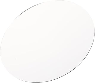 FOMIYES Decorative Mirror DIY Desktop Mirror Portable Makeup Mirror Household Makeup Mirror DIY Mirror Materials Vanity Makeup Mirror Dorm Mirror DIY Mirror Disc Round Mirror Wall Mirror