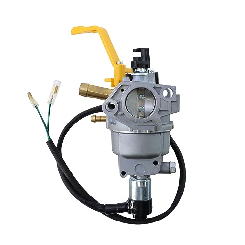 KIKITE Carburetor Compatible with Firman T07573 Tri Fuel Generator 9400 Watt 439cc Engine Carburetor Part# 375715509 490.131000.42F