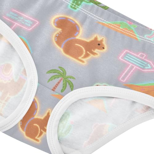 GuoChe Panties Stretchy Triangle Panties Breathable Toddler Underwear for Baby Girls in Sizes 2T,3T, 4T, 5T, 6Y and 8Y4