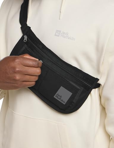 Jack Wolfskin Unisex Document Belt DE Luxe Hüftgürtel, Black, ONE Size – Ansicht 5