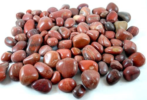 Image of Pebbles Stones for Plants Pots, Decorative Garden and Glass Pebbles, Table and Home Decor, Vase Fillers, Gravels Stone for Aquarium, Vase, Fountain Home Outdoor (Maroon) (950 GM)
