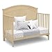 Delta Children Simmons Kids SlumberTime Emma 4-in-1 Convertible Baby Crib N More - Greenguard Gold Certified, Natural Sandstone