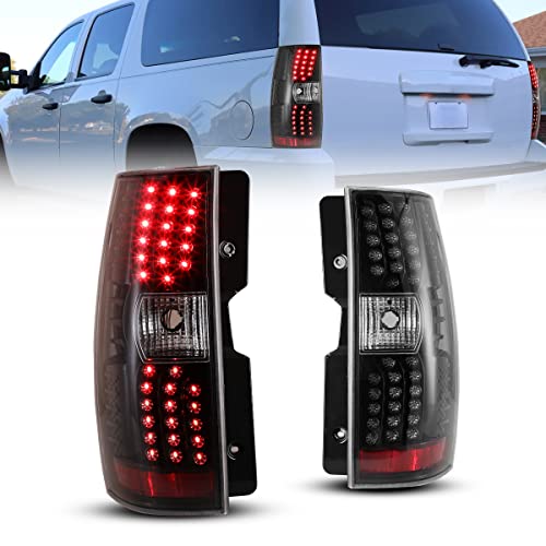 Nixon Offroad Led Tail Light Fit For 2007-2014 Chevy Suburban 1500 & 2007-2013 Chevy Suburban 2500 & 2007-2014 Chevy Tahoe W/Led Turn Signal Light/Running Light/Brake Light (Clear Lens) #TOP10
