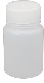 Aexit 30ml Plastic Funnels Wide Mouth Laboratory Reagent Bottle Sample Thicken Filtering Funnels Bottle Clear