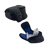 Vogana 2-Piece Walker Ski Glide Covers Easy-to-Remove Replacement Sliders Silent Indoor Sliders Glide Pads Grey