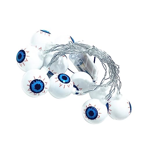 HOLIDYOYO 1set Halloween Eyeball Light String Led Decorative Lights for Festive Decor Battery Operated Scary Atmosphere for Parties and Celebrations