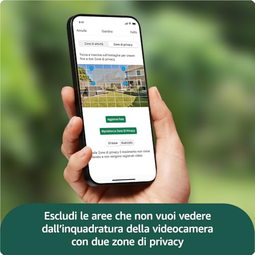 Videocamera Blink Outdoor 4 (Ultimo modello) - Videocamera di sicurezza smart HD wireless, autonomia di due anni, compatibile con Alexa - Sistema a 4 telecamere con Sync Module Core incluso - IP65 - Immagine 2