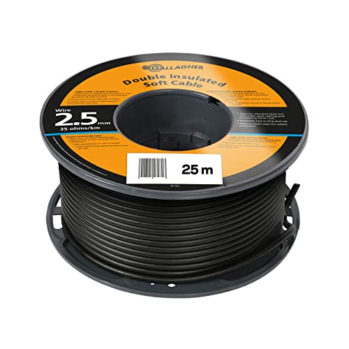 Câble de terre 2,5mm souple Gallagher pour sécuriser les parcs
