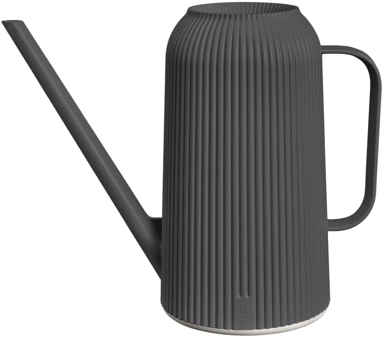 Elho Vibes Fold Watering Can 1.7 litres - Watering Can for Indoor Plants - 100% Recycled Plastic - L25.2 x W7.4 x H21 - Black/Anthracite