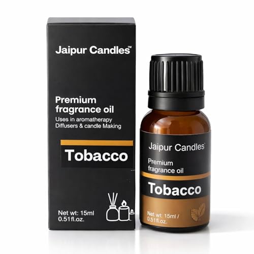 Image of Fragrance Oil | 15 ml | Aroma Oil for Home Fragrance | Best for Aromatherapy | Use in Diffusers, Candles, Air Fresheners (15ML, Tobacco)