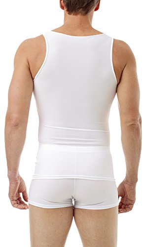 Underworks Mens Microfiber High Performance Compression Tank for Workouts, Sports Training and Shaping 4732