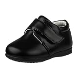 Josmo Boy's Walking Dress Shoe (Infant, Toddler), Size 6 Toddler, Black Strap