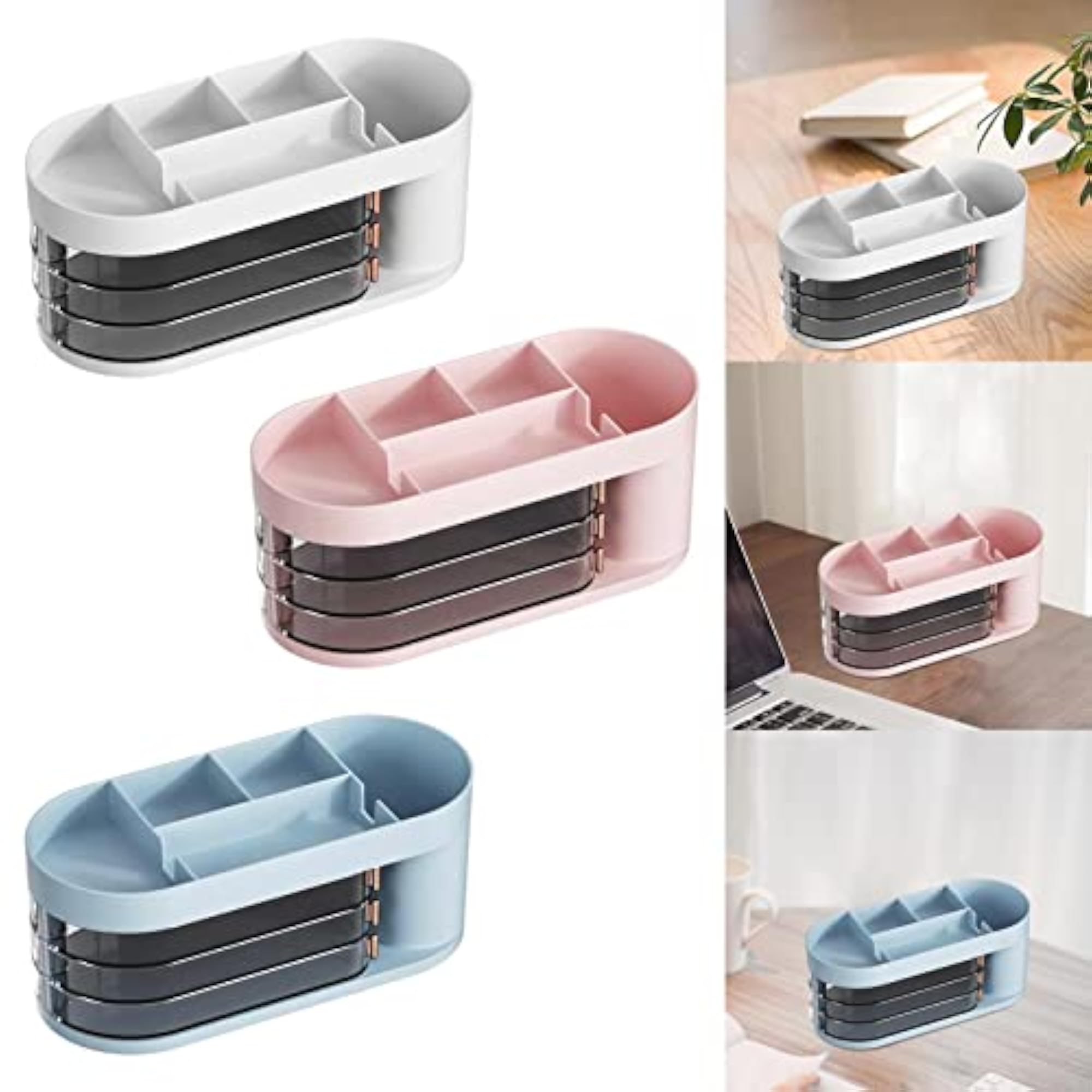 Multifunction Vanity Organizer Storage Rack