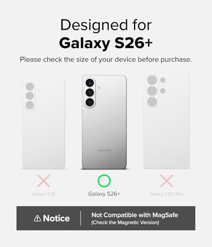 Image of Ringke Fusion for Samsung Galaxy S26 Plus Case Back Cover [Scratch-Resistant] Slim Transparent Shockproof Bumper Protective - Clear