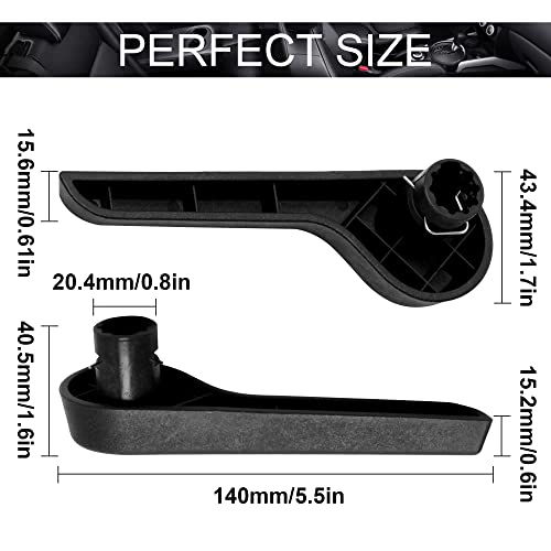 Seat Recliner Handle Lh Driver Side Front Ebony For Chevy Silverado Gmc Pickup Truck Suv 2007-2014 Oe Gm-2511A-Fl (Black) #TOP6