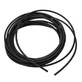 Adium Solar Panel Wire, Large Carrying Capacity Insulated Low Resistance Copper Tinned Energy Saving Solar Extension Cable for Industry Black 6mm? 50m