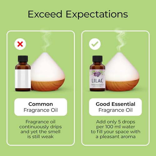 Image of Good Essential Lilac Fragrance Oil 1 fl oz (30 ml) for Diffusers, Soap, Candle Making, Room Spray, Lotions, Aromatherapy