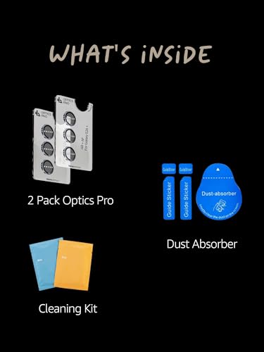 Image of Lensarmor Compatible with 26 /26 Plus Sky Blue Camera Lens Protector (2 Pack) - Premium 9H Tempered Glass, Military-Grade Protection, Ultra-Clear & Case-Friendly Design
