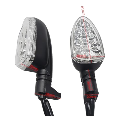 Intermitentes de moto para giro con lentes de alta visibilidad para R850R y R1150R 2
