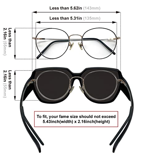 Image of QOOL TIMES rectangle Polarized fishing Sunglasses for Men Women, Running Hunting Golfing Cycling Hiking Outdoors