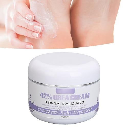 Crema Hidratante para Pies con 40% de y 2% de ácido Salicílico, Alta Eficacia para Piel Seca y áspera, Eliminador de Callos