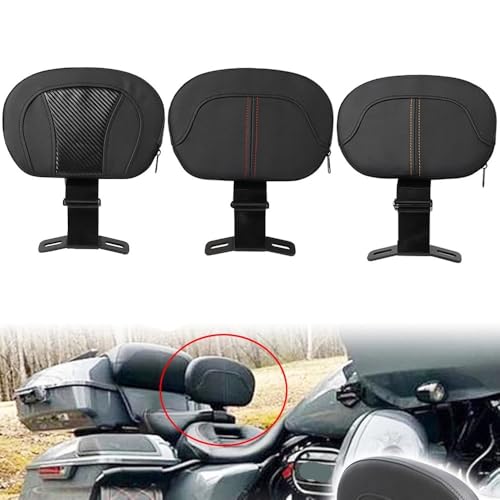 Asiento motocicleta pasajero para Touring que elimina la fatiga lumbar 6