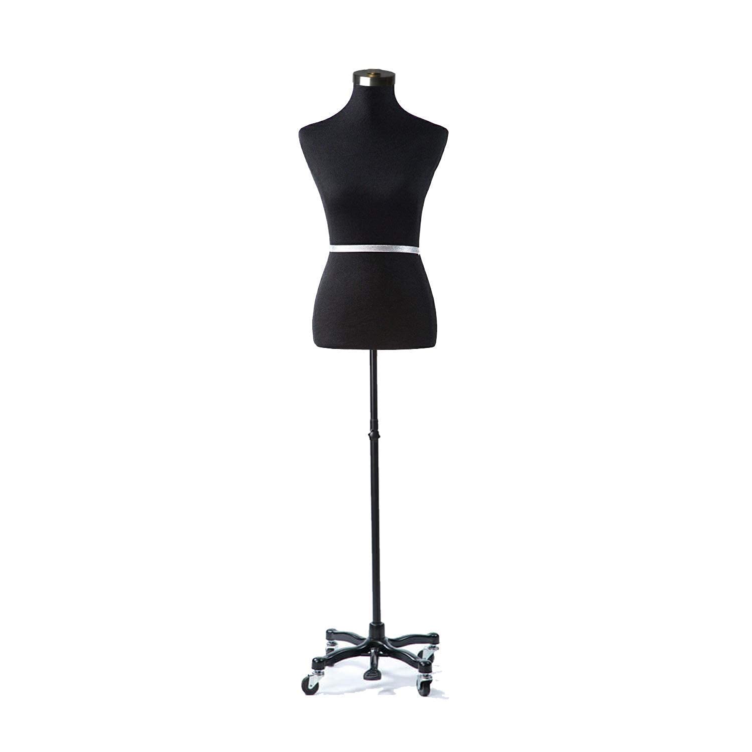 DVJ Enterprise Female Dress Form Wheel Base Mannequin Statue Premium, Dummy Model Stand,Display Stand (Black, Size 10) (B0BXPSVPRJ) Amazon Price History, Amazon Price Tracker