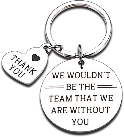 Coworker Keychain Employee Appreciation Gifts for Colleagues Boss Lady Women Supervisor Leader Mentor Manager Birthday Boss Day Christmas Thanksgiving Day Leaving Going Away Farewell Retirement Gifts