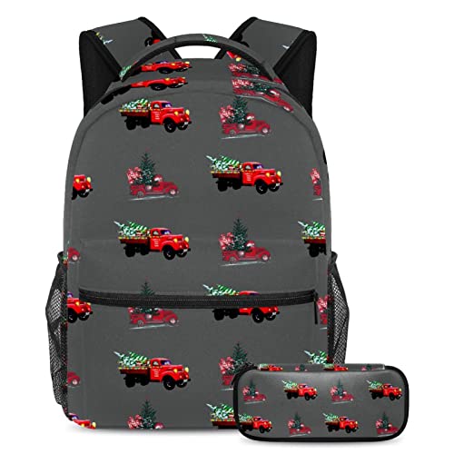 Sac à dos enfants motifs camions Noël fini le désordre