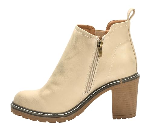 Corkys Footwear Hey Girl Womens Bite Me Bootie - Featuring a 3-Inch Heel, A Full Side Zip, Elastic Gore In The Upper From A Customizable Fit, and Cushioned Insoles