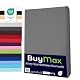 Spannbettlaken 140×200 cm aus Baumwolle mit Rundumgummi