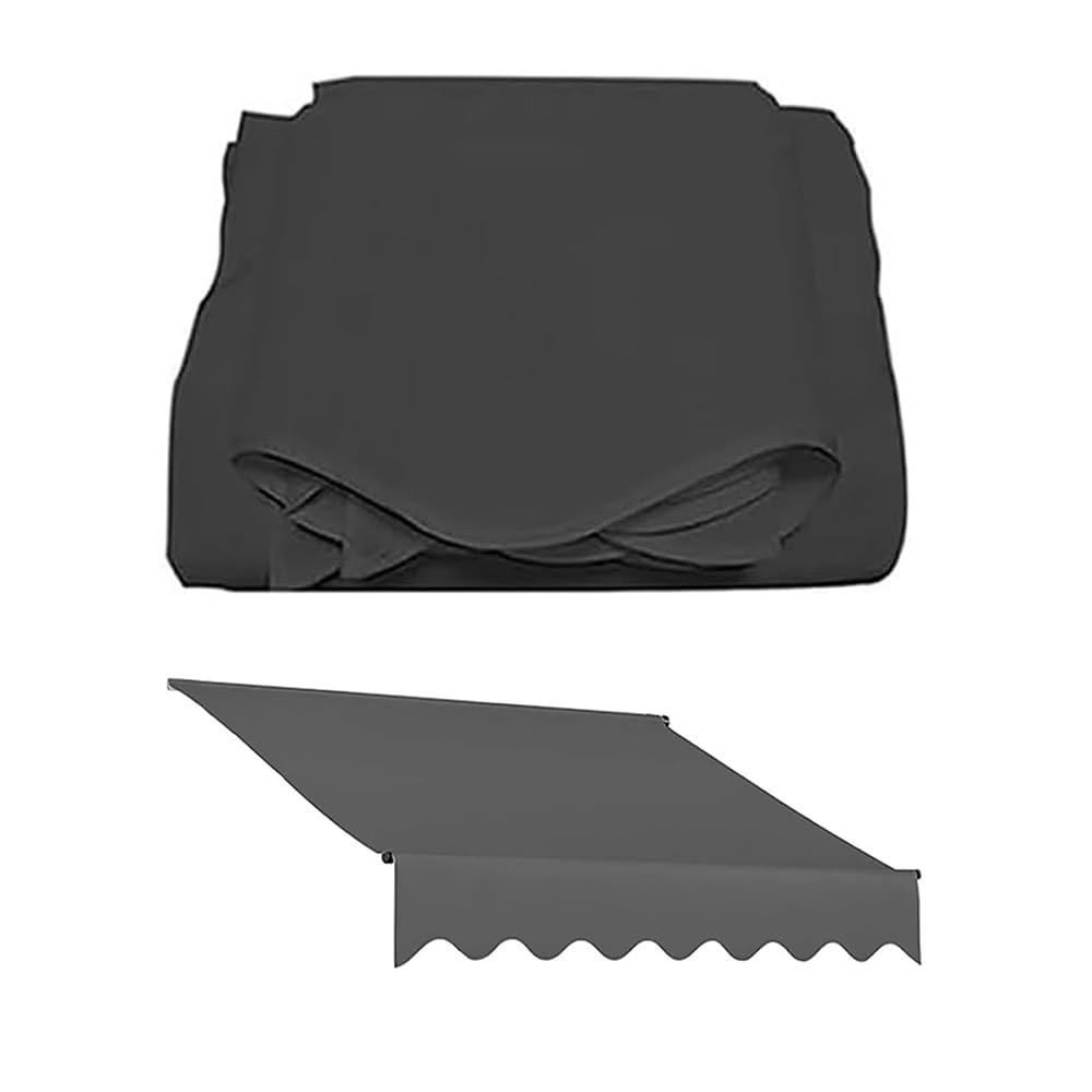 Copertura per tenda da giardino retrattile, tessuto di ricambio per tende da sole, tettoia esterna in poliestere resistente